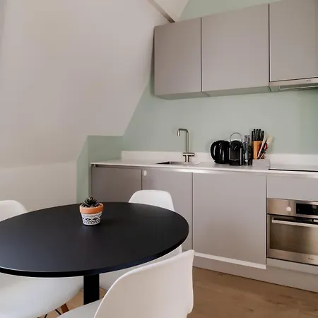One Bedroom With Sloped Ceiling Apartament