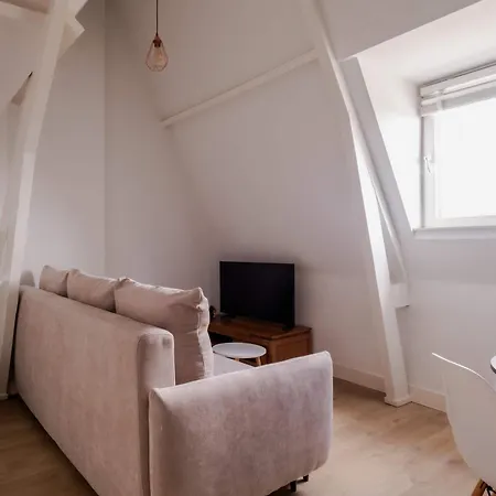 One Bedroom With Sloped Ceiling